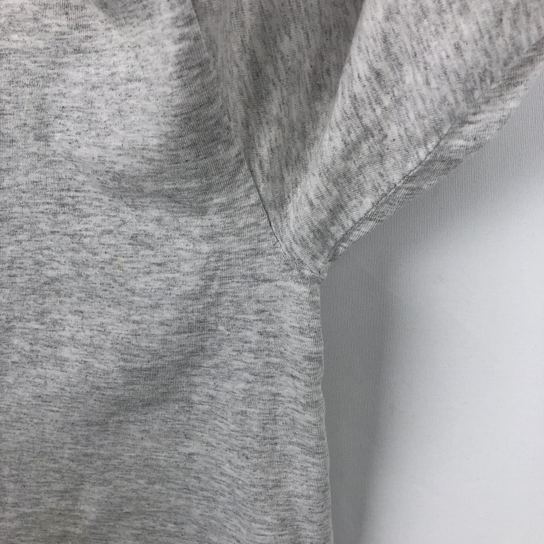 80s-90'S Adidas Trefoil Logo Print T-Shirt, Made in USA, Men's XXL equivalent, Vintage cotton gray type Vintage Second Hand