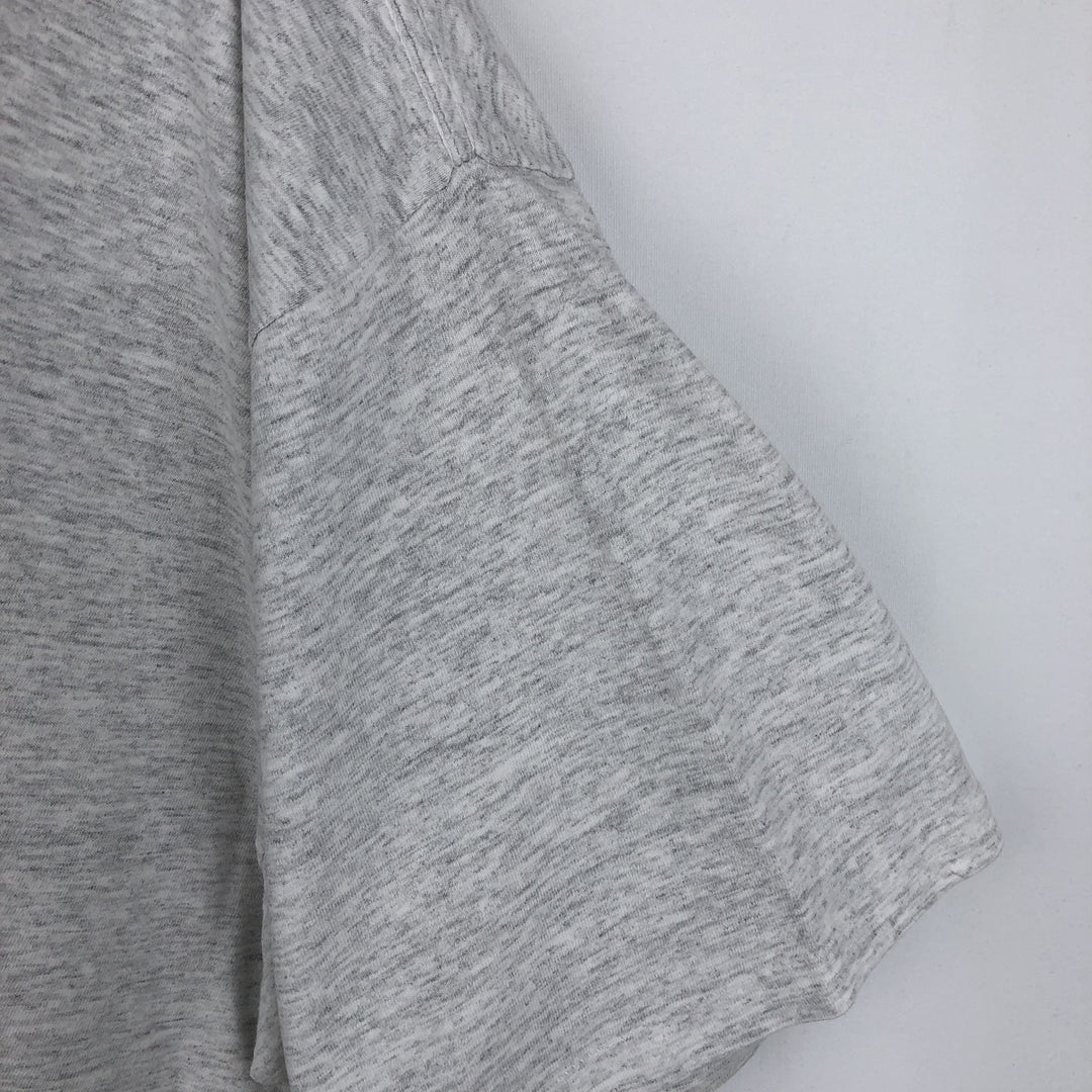 80s-90'S Adidas Trefoil Logo Print T-Shirt, Made in USA, Men's XXL equivalent, Vintage cotton gray type Vintage Second Hand