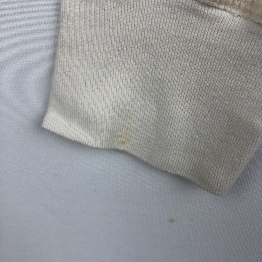 Carhartt Thermal Long-Sleeve T-Shirt, Honeycomb Pattern, Made in USA, Men's Size M (equivalent) cotton white type Vintage Second Hand