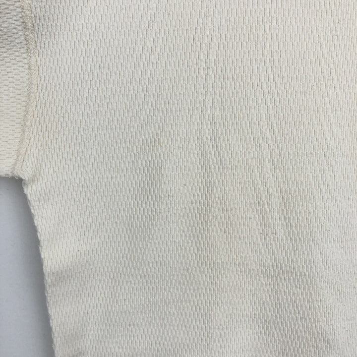 Carhartt Thermal Long-Sleeve T-Shirt, Honeycomb Pattern, Made in USA, Men's Size M (equivalent) cotton white type Vintage Second Hand