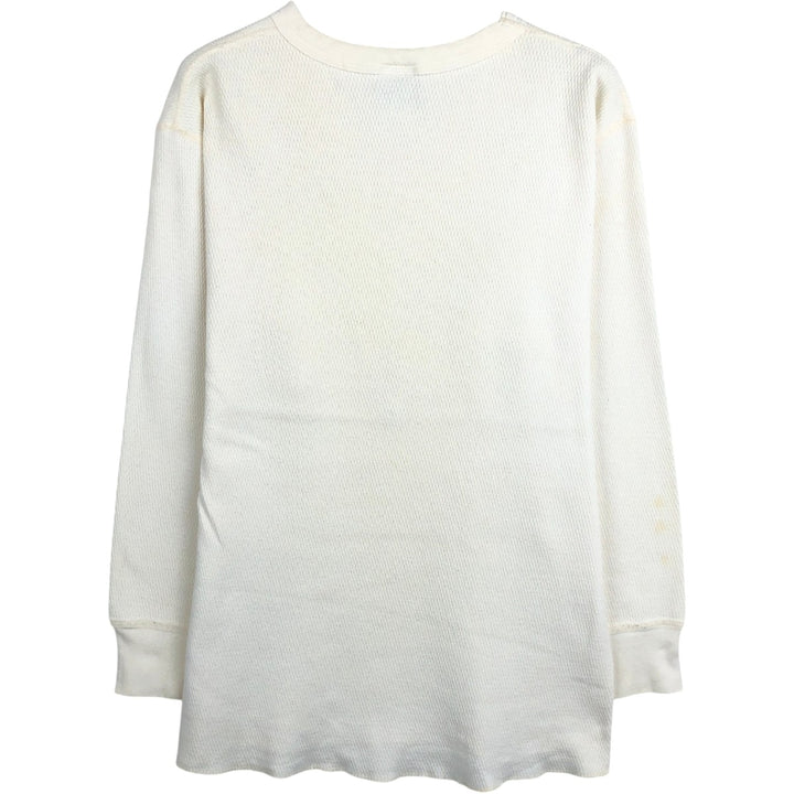 Carhartt Thermal Long-Sleeve T-Shirt, Honeycomb Pattern, Men's Size S (equivalent) unclear white type Vintage Second Hand