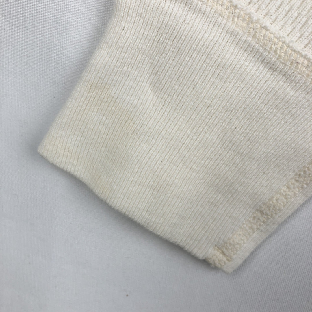 Carhartt Thermal Long-Sleeve T-Shirt, Honeycomb Pattern, Men's Size S (equivalent) unclear white type Vintage Second Hand