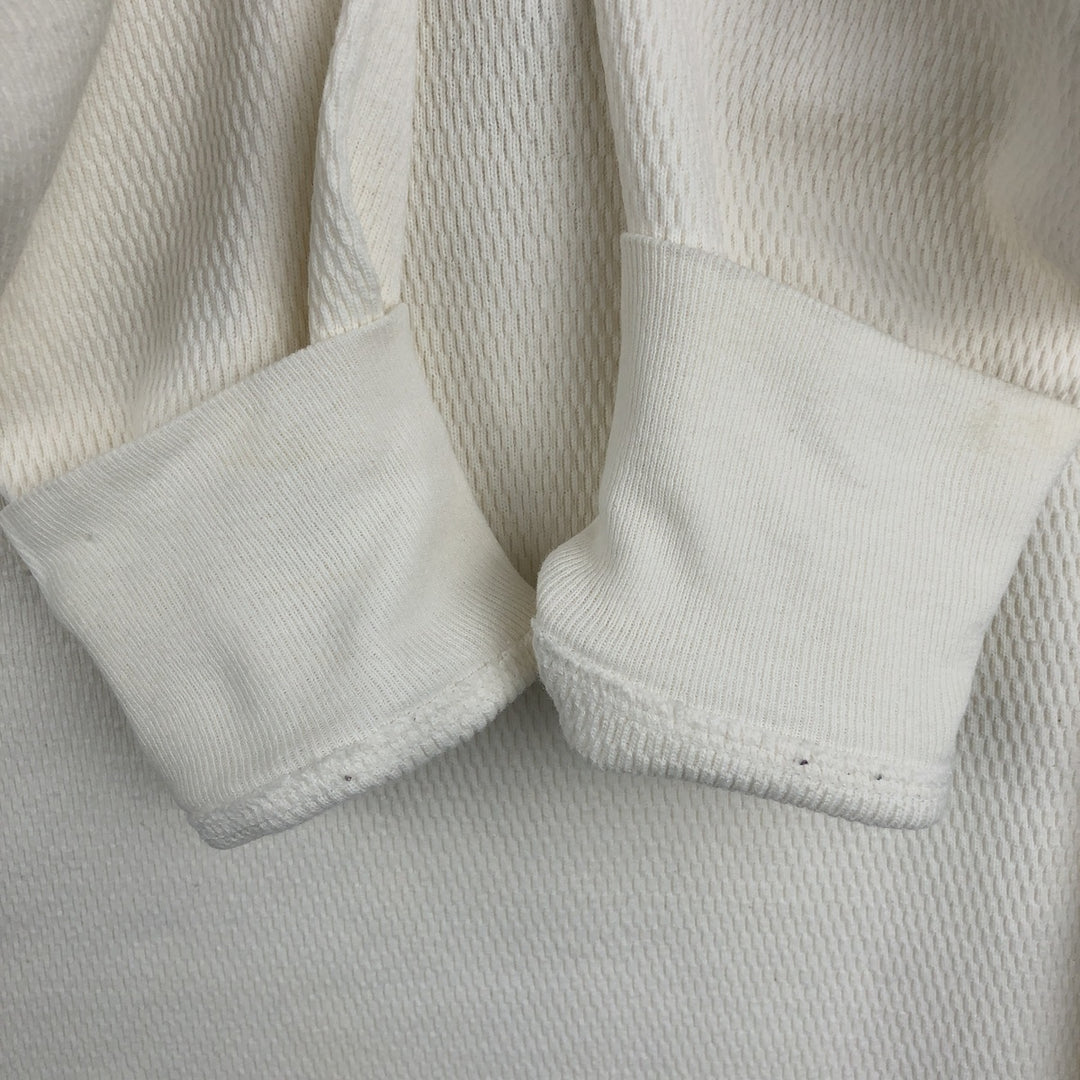 Carhartt Thermal Long-Sleeve T-Shirt, Honeycomb Pattern, Men's Size S (equivalent) unclear white type Vintage Second Hand