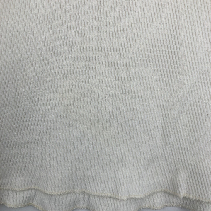 Carhartt Thermal Long-Sleeve T-Shirt, Honeycomb Pattern, Men's Size S (equivalent) unclear white type Vintage Second Hand