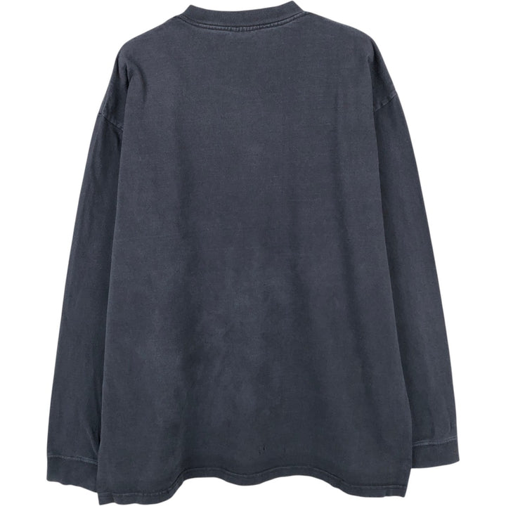 Carhartt Plain Pocket Long T-Shirt, Men's XL Size unclear navy blue type Vintage Second Hand
