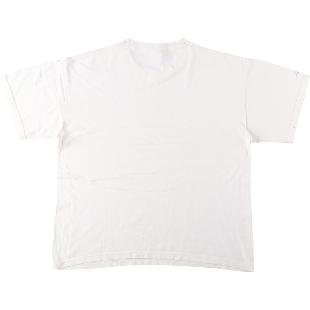 90'S Screen Stars Premium T-shirt, message print, men's size XL equivalent, vintage. cotton white type Vintage Second Hand