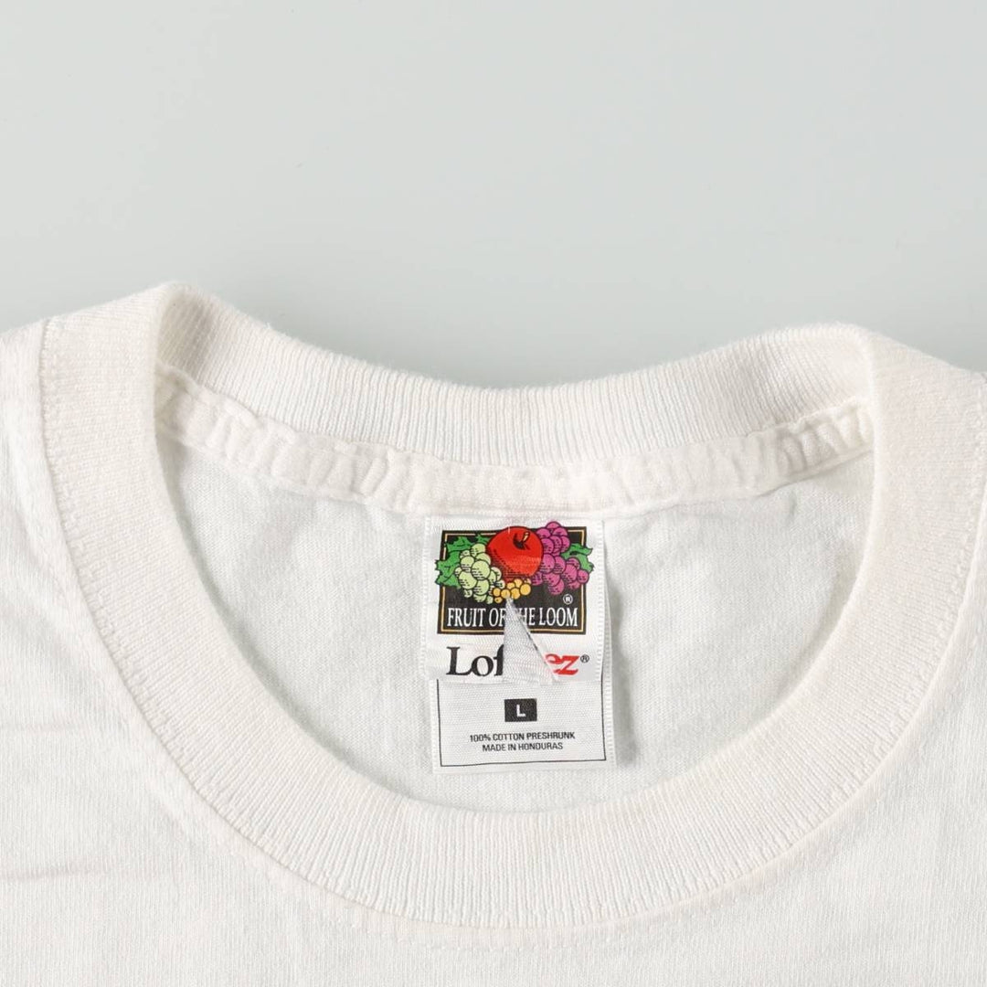 90'S Fruit of the Loom Lofteez NYC New York City Souvenir T-shirt, Men's XL equivalent. cotton white type Vintage Second Hand