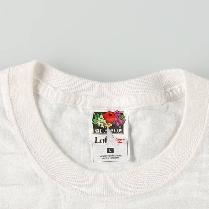 90'S Fruit of the Loom Lofteez NYC New York City Souvenir T-shirt, Men's XL equivalent. cotton white type Vintage Second Hand