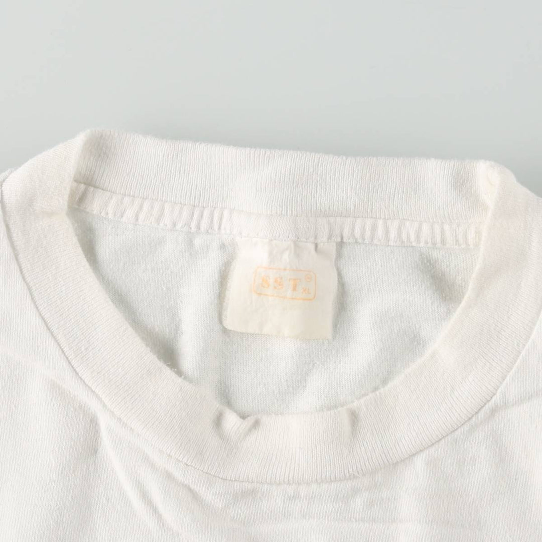 90'S SST NEW YORK Souvenir T-shirt, Men's XL equivalent, Vintage unclear white type Vintage Second Hand