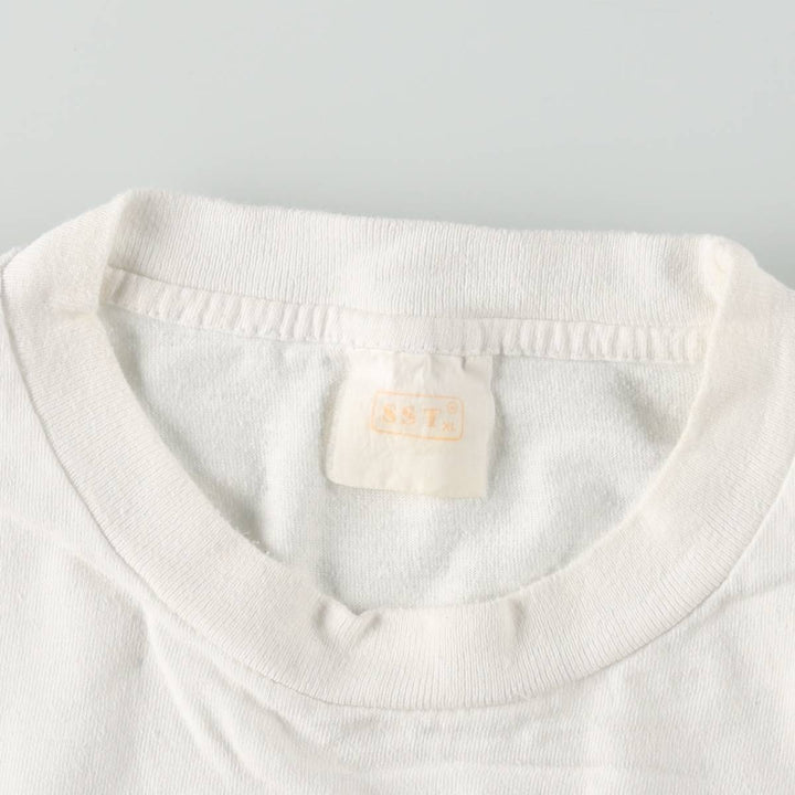 90'S SST NEW YORK Souvenir T-shirt, Men's XL equivalent, Vintage unclear white type Vintage Second Hand