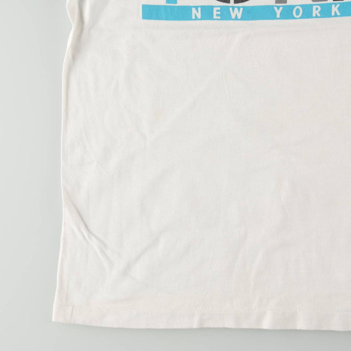 90'S SST NEW YORK Souvenir T-shirt, Men's XL equivalent, Vintage unclear white type Vintage Second Hand