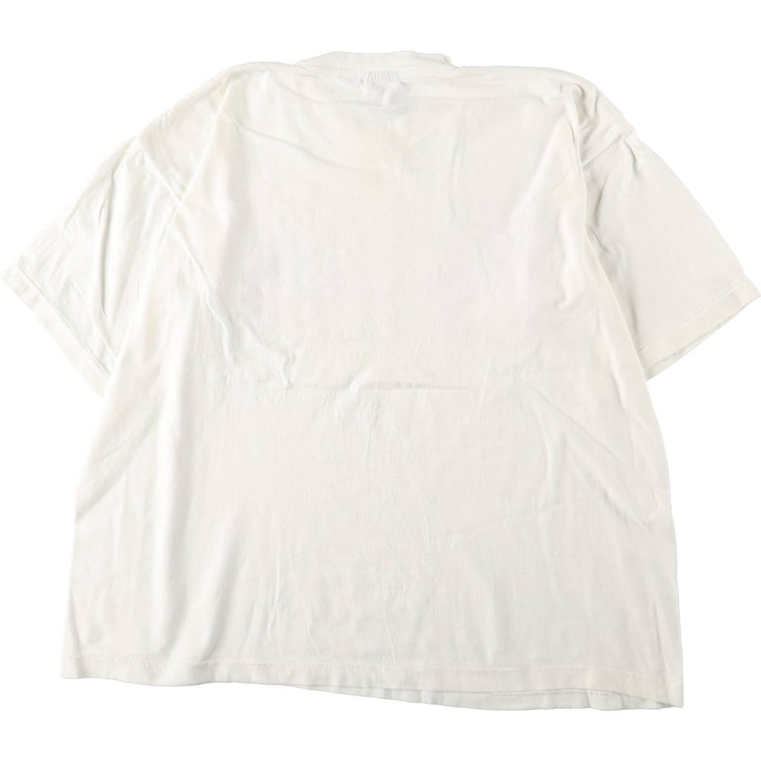 90'S SAAD NEW YORK Souvenir T-shirt, Men's XL equivalent, Vintage cotton white type Vintage Second Hand