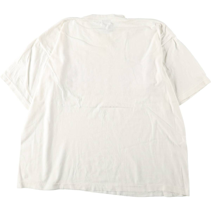 90'S SAAD NEW YORK Souvenir T-shirt, Men's XL equivalent, Vintage cotton white type Vintage Second Hand