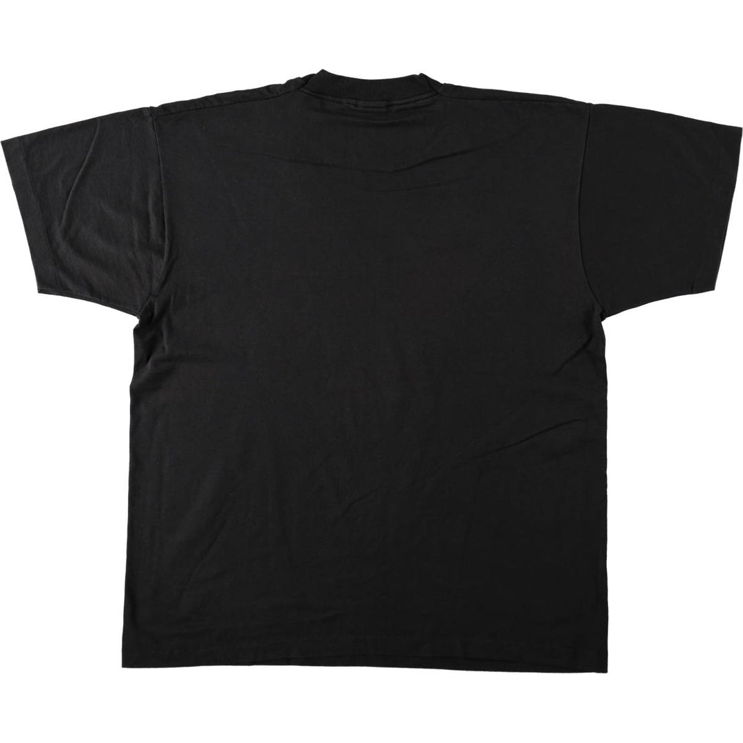90'S Fruit of the Loom Best Printed T-shirt, Made in USA, Men's XL, Vintage cotton black type Vintage Second Hand