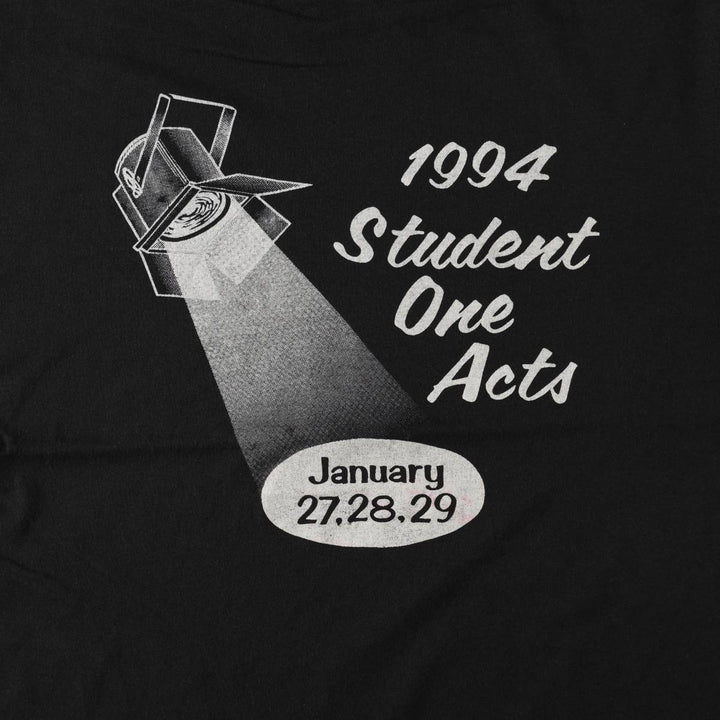 90'S Fruit of the Loom Best Printed T-shirt, Made in USA, Men's XL, Vintage cotton black type Vintage Second Hand