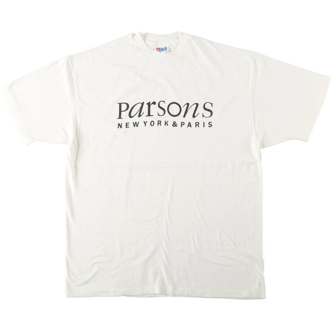90'S Hanes BEEFY-T College T-shirt, Made in USA, Men's XL, Vintage cotton white type Vintage Second Hand