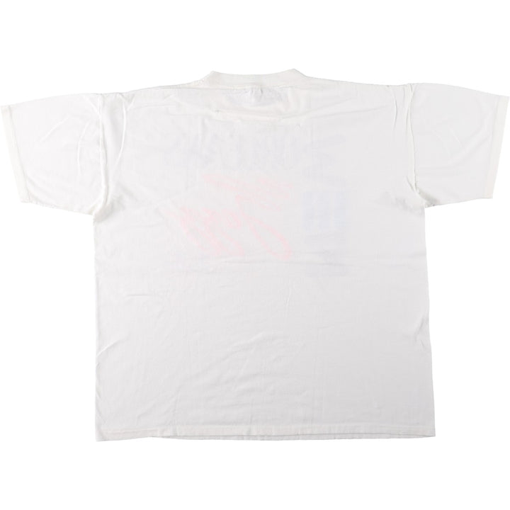 Big Size ~90'S Jazz Band T-Shirt, Made in USA, Men's XXXL Equivalent, Vintage cotton white type Vintage Second Hand