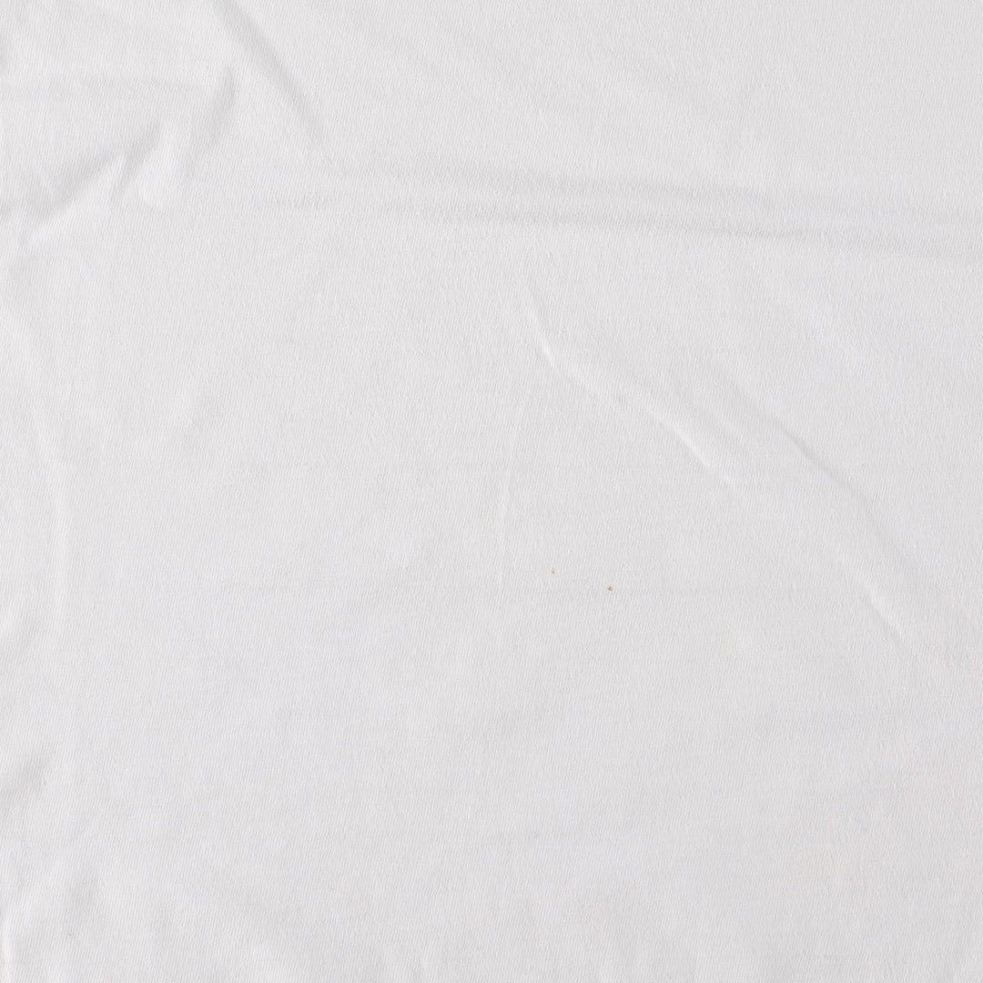 90'S Hanes BEEFY-T Advertising T-Shirt, Made in USA, Men's Size M (approx.), Vintage cotton white type Vintage Second Hand
