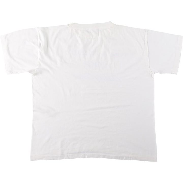 90'S Vintage Printed T-Shirt, Men's XL cotton white type Vintage Second Hand