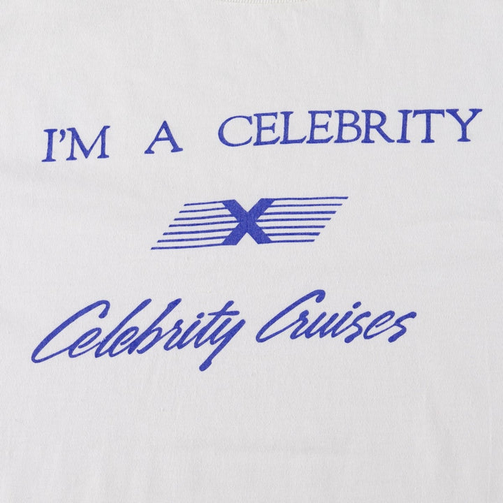 90'S Vintage Printed T-Shirt, Men's XL cotton white type Vintage Second Hand