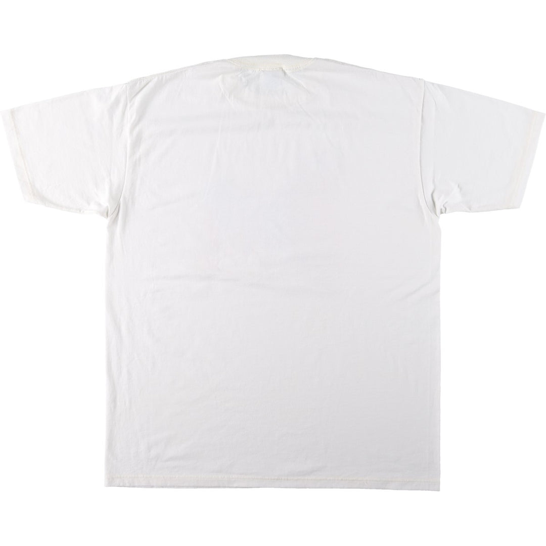 90'S Jerzees Noah's Ark Print T-Shirt, Made in USA, Men's XL (approx.), Vintage cotton white type Vintage Second Hand