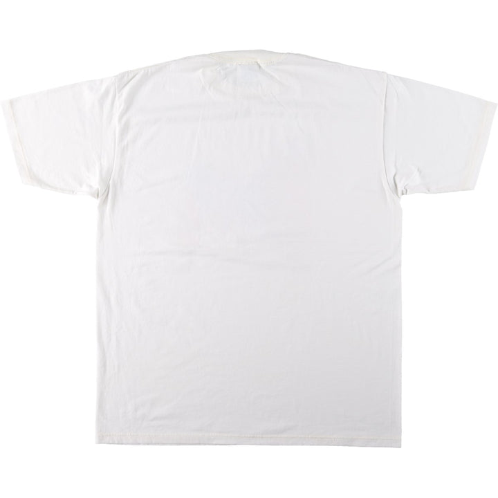 90'S Jerzees Noah's Ark Print T-Shirt, Made in USA, Men's XL (approx.), Vintage cotton white type Vintage Second Hand