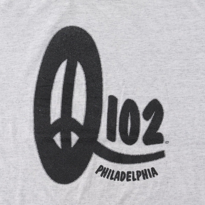 90'S SPA Print T-Shirt, Made in USA, Men's Size L (Equivalent), Vintage cotton gray type Vintage Second Hand