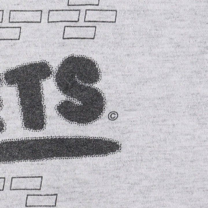 90'S SPA Print T-Shirt, Made in USA, Men's Size L (Equivalent), Vintage cotton gray type Vintage Second Hand