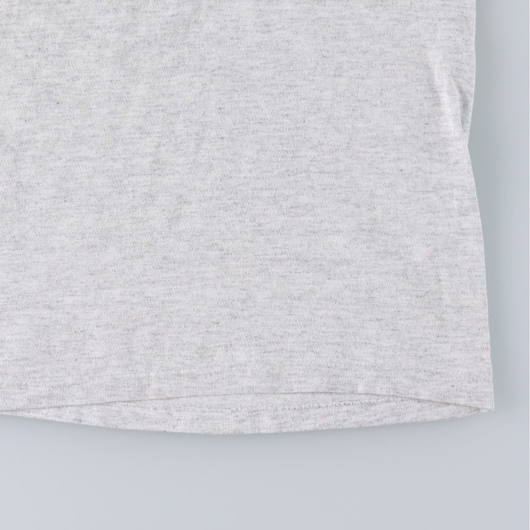 90'S SPA Print T-Shirt, Made in USA, Men's Size L (Equivalent), Vintage cotton gray type Vintage Second Hand