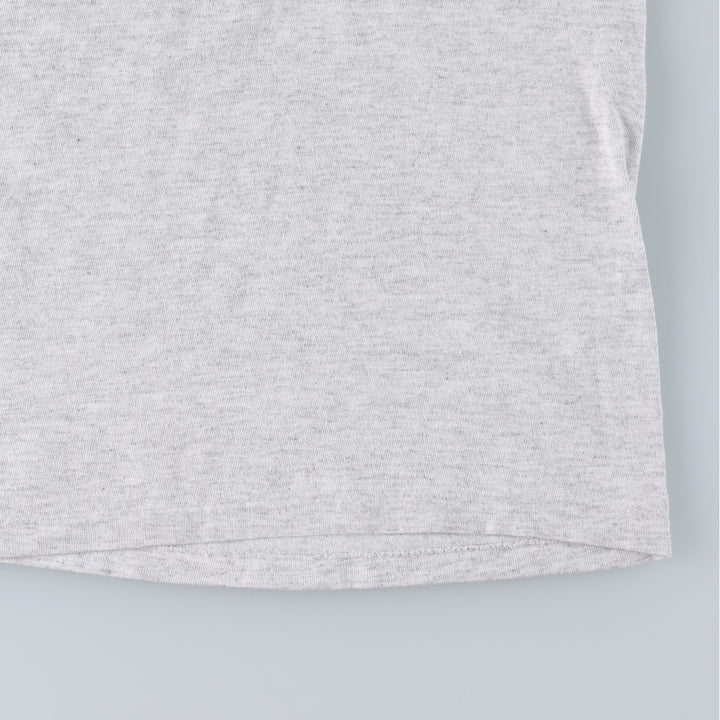 90'S SPA Print T-Shirt, Made in USA, Men's Size L (Equivalent), Vintage cotton gray type Vintage Second Hand
