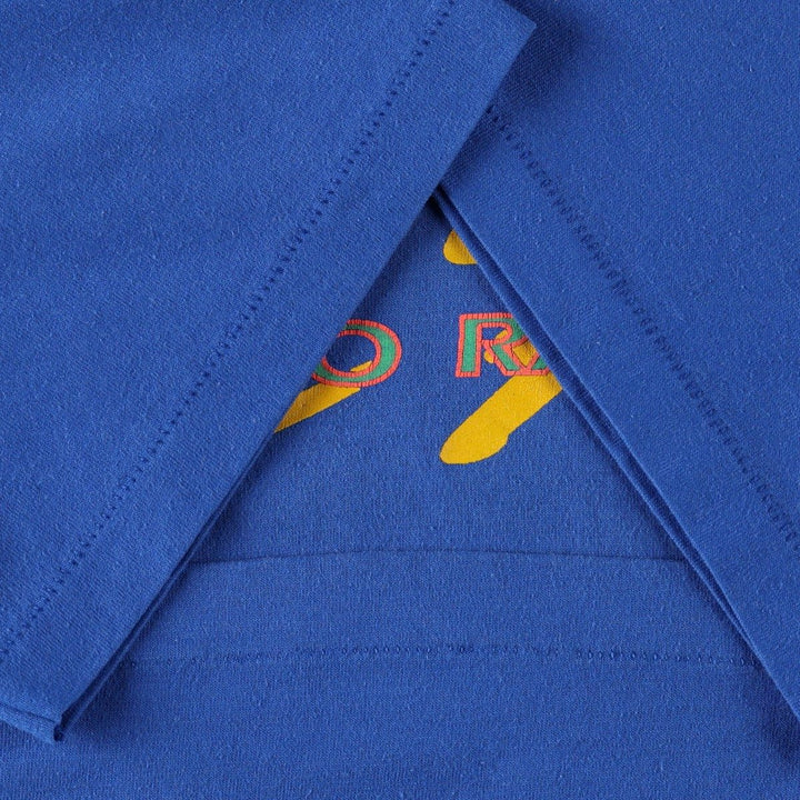 90'S Hanes HEAVYWEIGHT 50 cotton blue type Vintage Second Hand