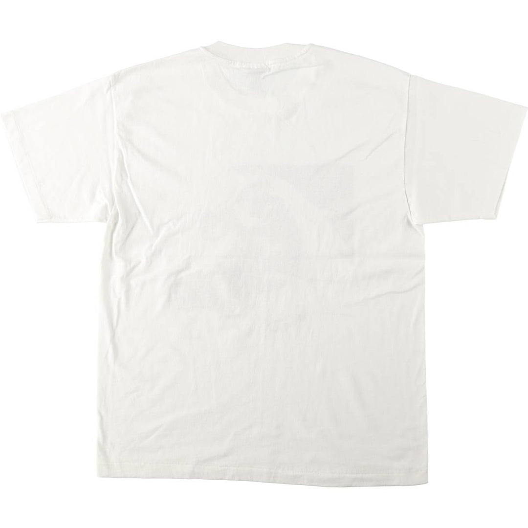 90'S Hanes HEAVYWEIGHT 50 cotton white type Vintage Second Hand