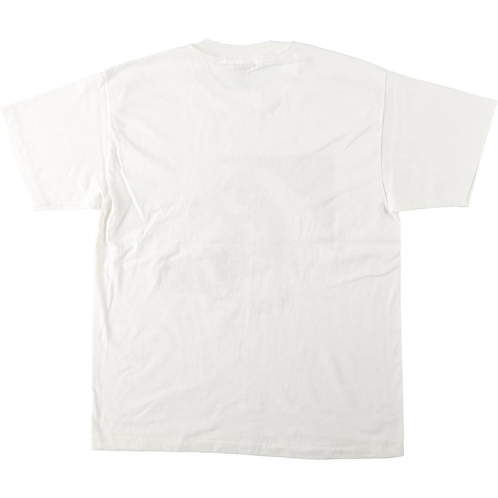 90'S Hanes HEAVYWEIGHT 50 cotton white type Vintage Second Hand