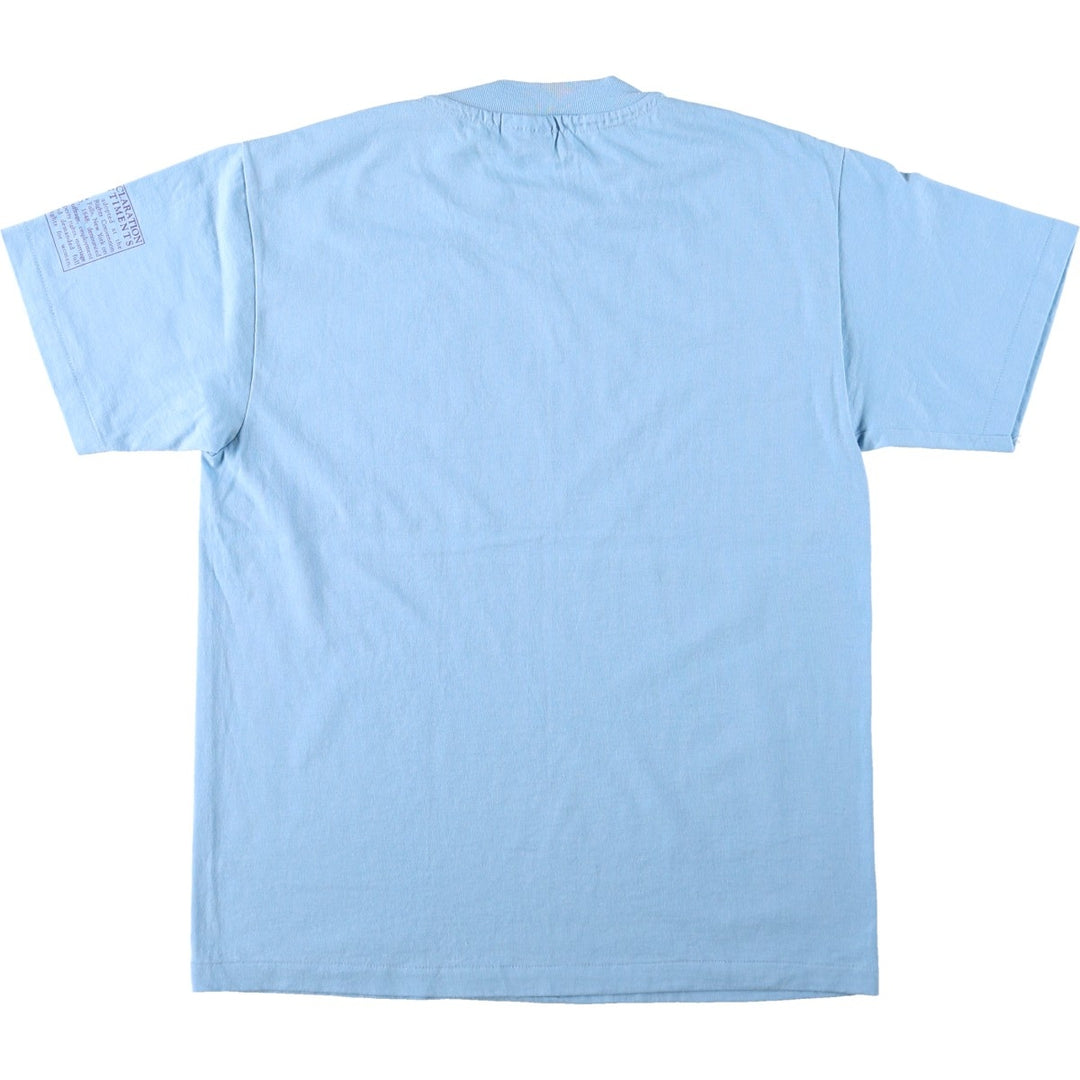 90'S Hanes SUSAN B Anthony T-shirt, Made in USA, Men's Size M (approx.), Vintage cotton Blue type light blue Vintage Second Hand