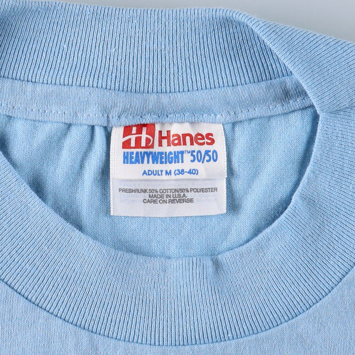 90'S Hanes SUSAN B Anthony T-shirt, Made in USA, Men's Size M (approx.), Vintage cotton Blue type light blue Vintage Second Hand