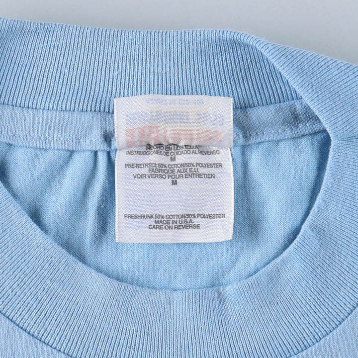 90'S Hanes SUSAN B Anthony T-shirt, Made in USA, Men's Size M (approx.), Vintage cotton Blue type light blue Vintage Second Hand