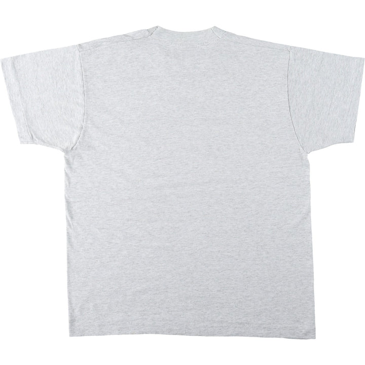 90'S Fruit of the Loom printed T-shirt, made in the USA, men's size L, vintage cotton gray type Vintage Second Hand