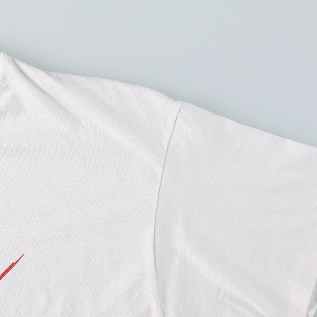90'S Hanes HEAVYWEIGHT 50 cotton white type Vintage Second Hand