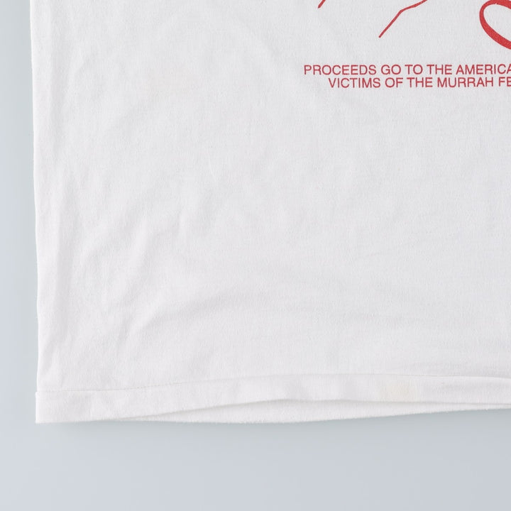 90'S Hanes HEAVYWEIGHT 50 cotton white type Vintage Second Hand
