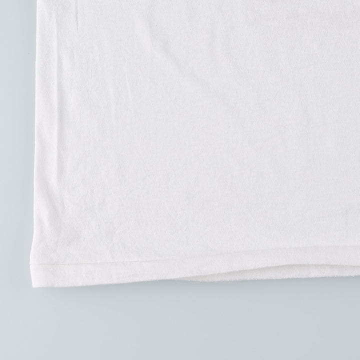 90'S Hanes HEAVYWEIGHT 50 cotton white type Vintage Second Hand