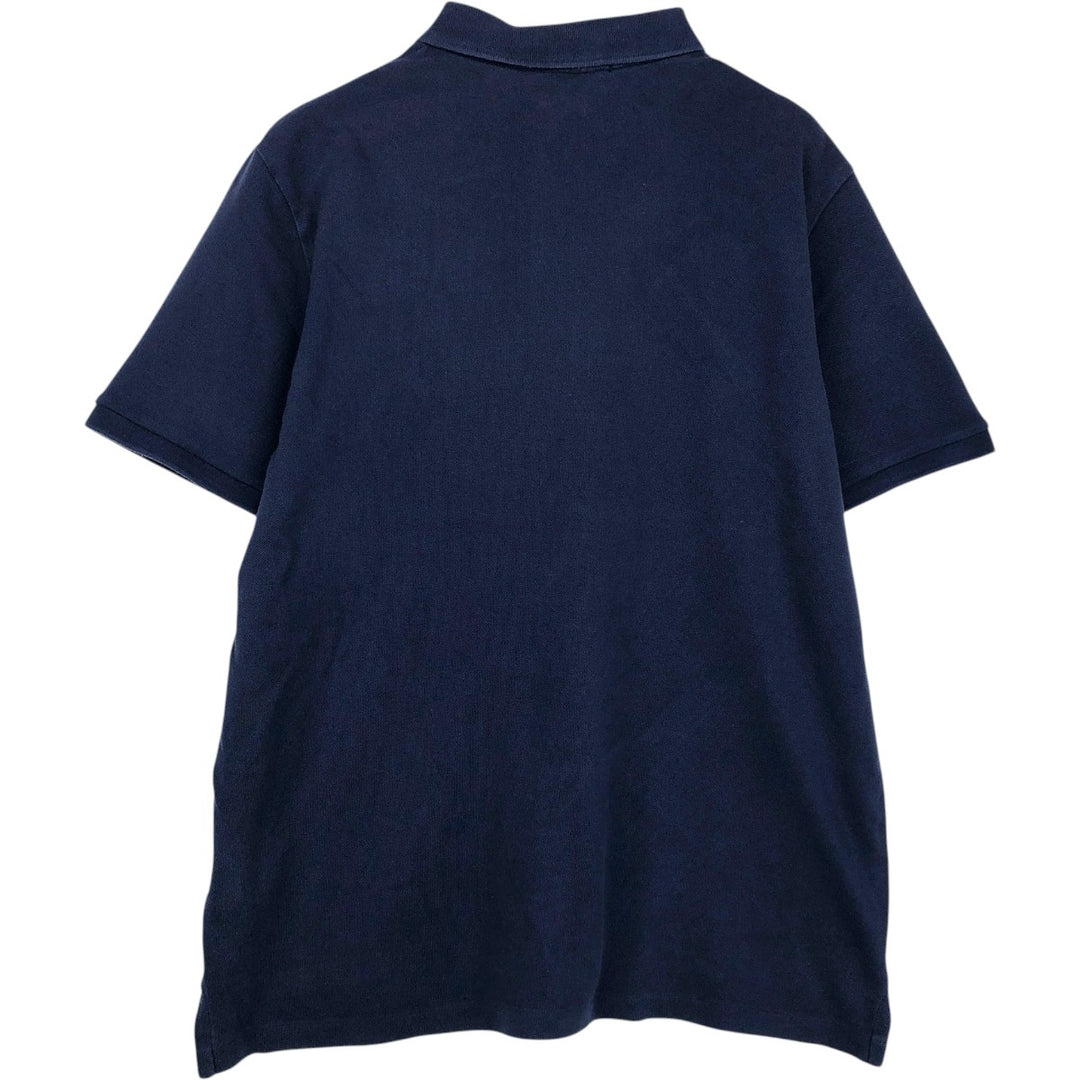 Ralph Lauren POLO RALPH LAUREN CLASSIC FIT short sleeve polo shirt for men size L cotton navy blue type Vintage Second Hand