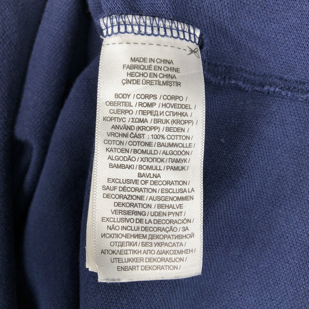 Ralph Lauren POLO RALPH LAUREN CLASSIC FIT short sleeve polo shirt for men size L cotton navy blue type Vintage Second Hand
