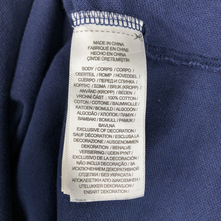 Ralph Lauren POLO RALPH LAUREN CLASSIC FIT short sleeve polo shirt for men size L cotton navy blue type Vintage Second Hand