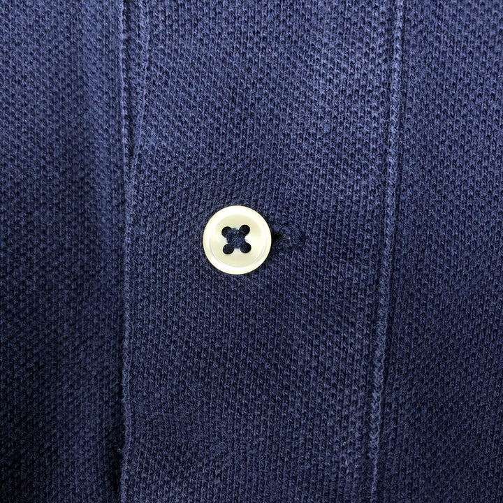 Ralph Lauren POLO RALPH LAUREN CLASSIC FIT short sleeve polo shirt for men size L cotton navy blue type Vintage Second Hand