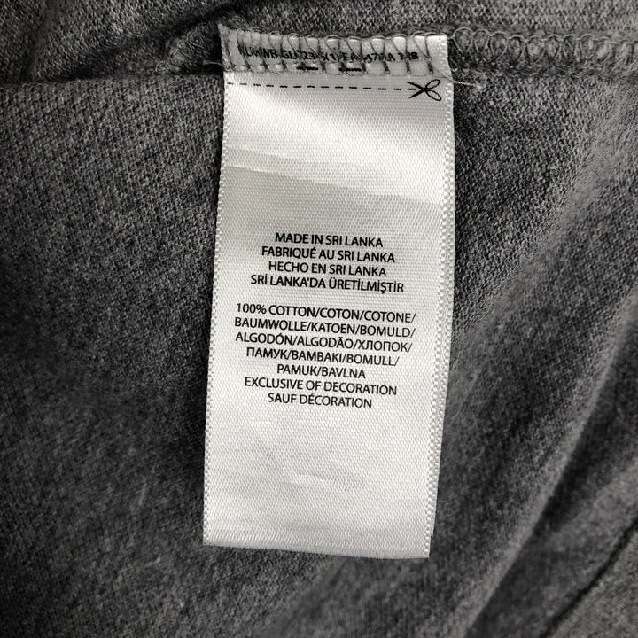 Ralph Lauren POLO RALPH LAUREN CUSTOM FIT short sleeve polo shirt men's size L cotton gray type Vintage Second Hand