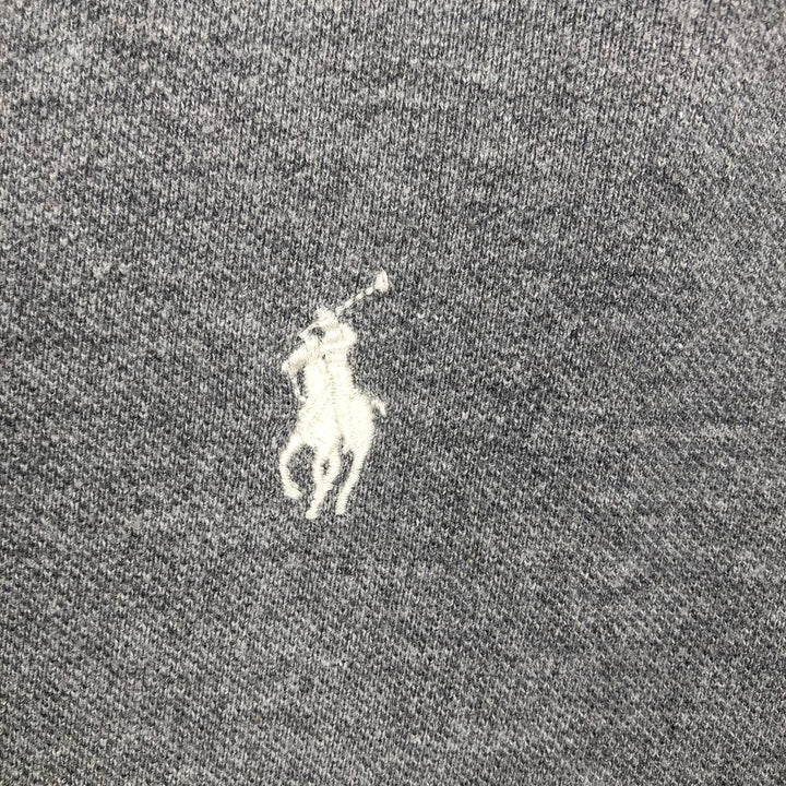 Ralph Lauren POLO RALPH LAUREN CUSTOM FIT short sleeve polo shirt men's size L cotton gray type Vintage Second Hand