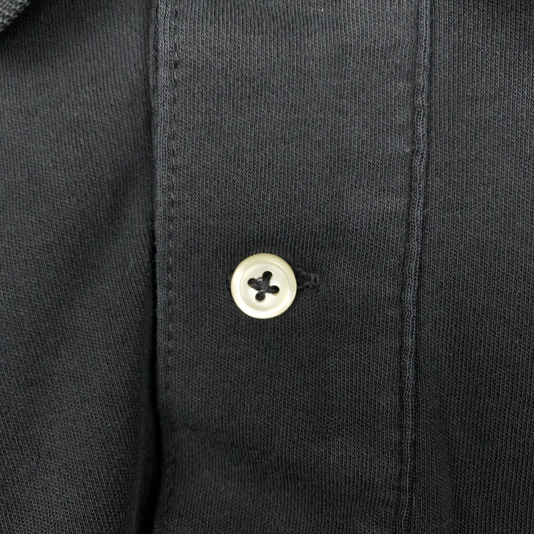 Ralph Lauren POLO RALPH LAUREN short sleeve polo shirt, men's size M cotton black type Vintage Second Hand