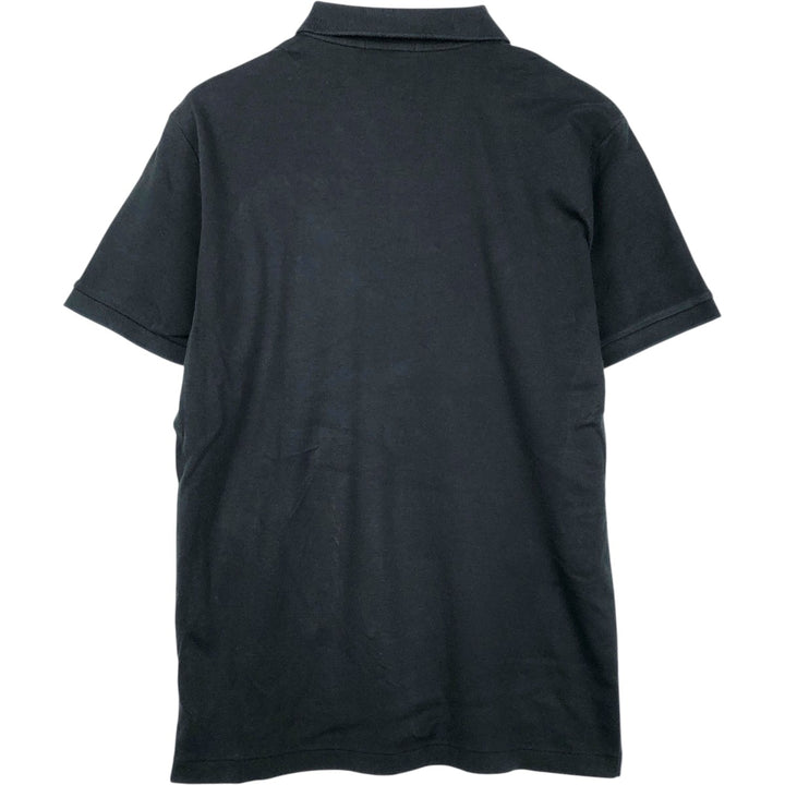 Ralph Lauren POLO RALPH LAUREN CUSTOM SLIM FIT short sleeve polo shirt men's size M cotton black type Vintage Second Hand