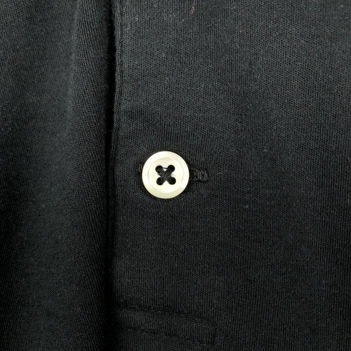 Ralph Lauren POLO RALPH LAUREN CUSTOM SLIM FIT short sleeve polo shirt men's size M cotton black type Vintage Second Hand