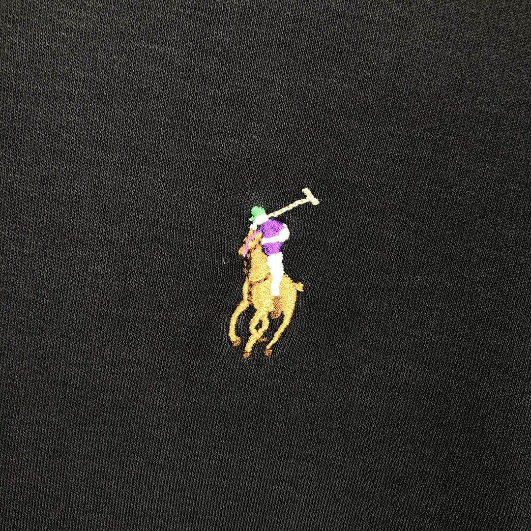 Ralph Lauren POLO RALPH LAUREN short sleeve polo shirt men's XL equivalent cotton black type Vintage Second Hand